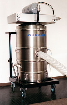 Dust collection vacuum system from Volkmann