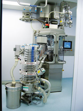 Volkmann pneumatic vacuum conveying system tablet press