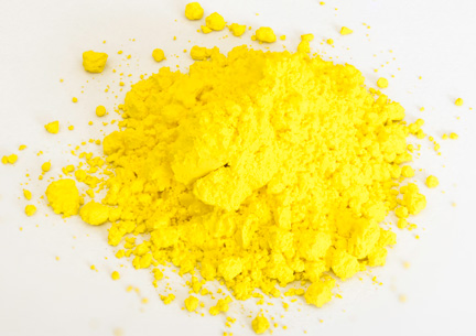 Yellow powder colorant